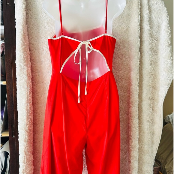 TULAROSA Isabeli Jumpsuit Bright Red ❤️ - Picture 4 of 9